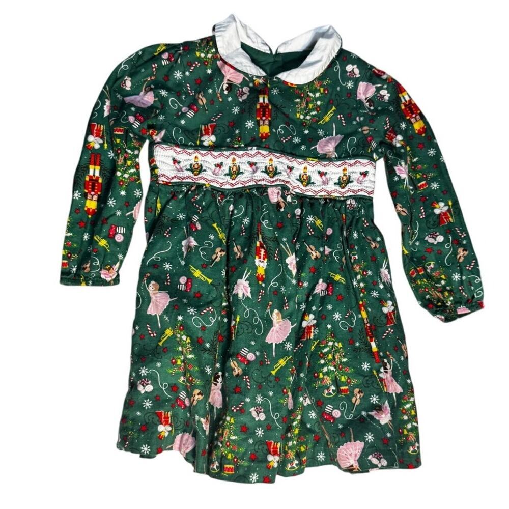 Iris & Ivy Baby Girls Nutcracker Smocked Holiday Dress – Size 24M